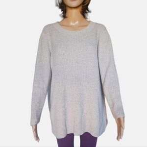 J. Jill Mock Neck Chunky Knit Sweater